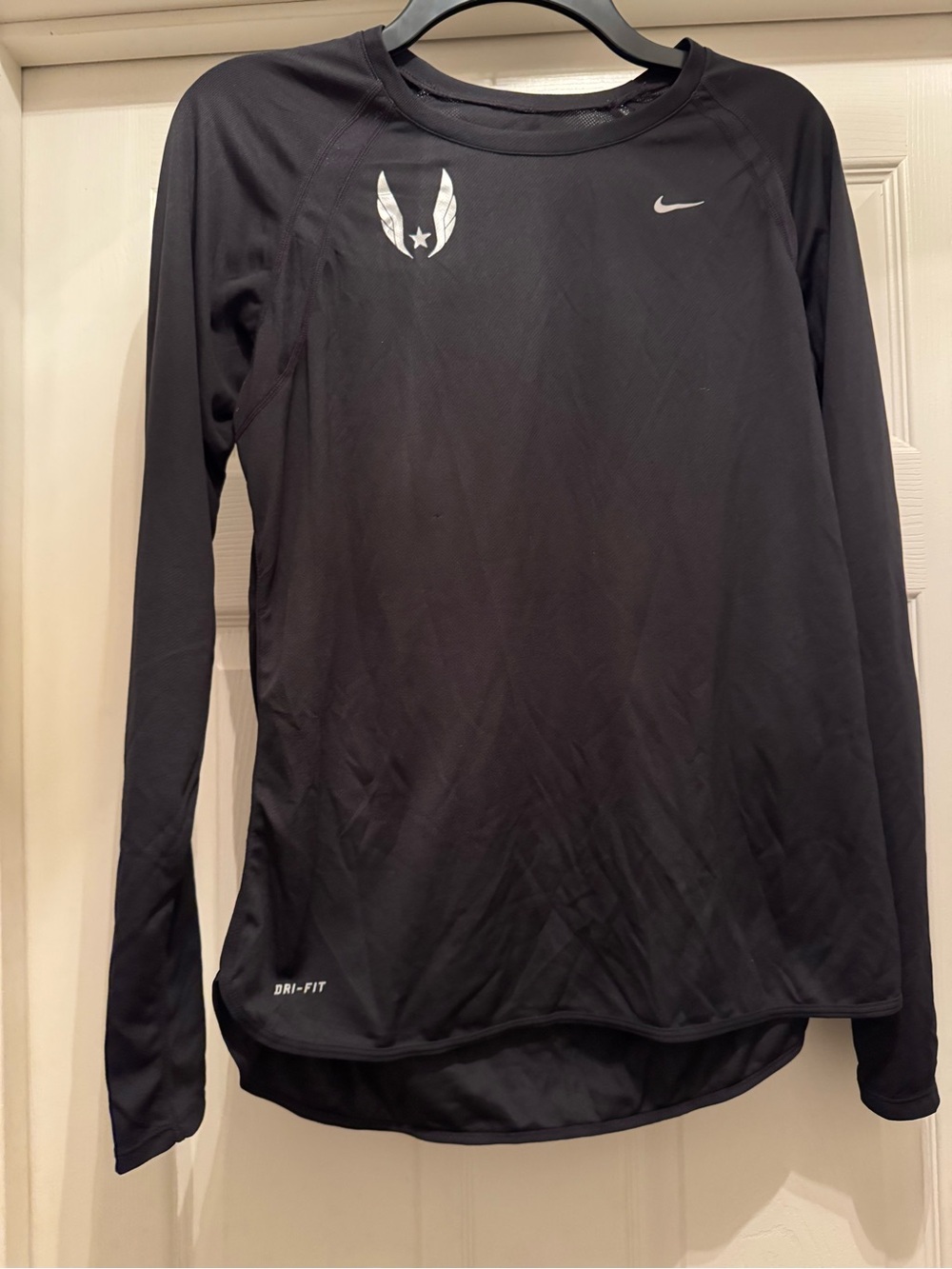 Nike USA Track & Field Long-Sleeve Dri-FIT Training Shirt